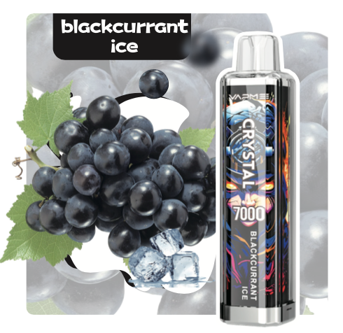 Crystal 7000 (7K) puffs vape (diverse smaken)