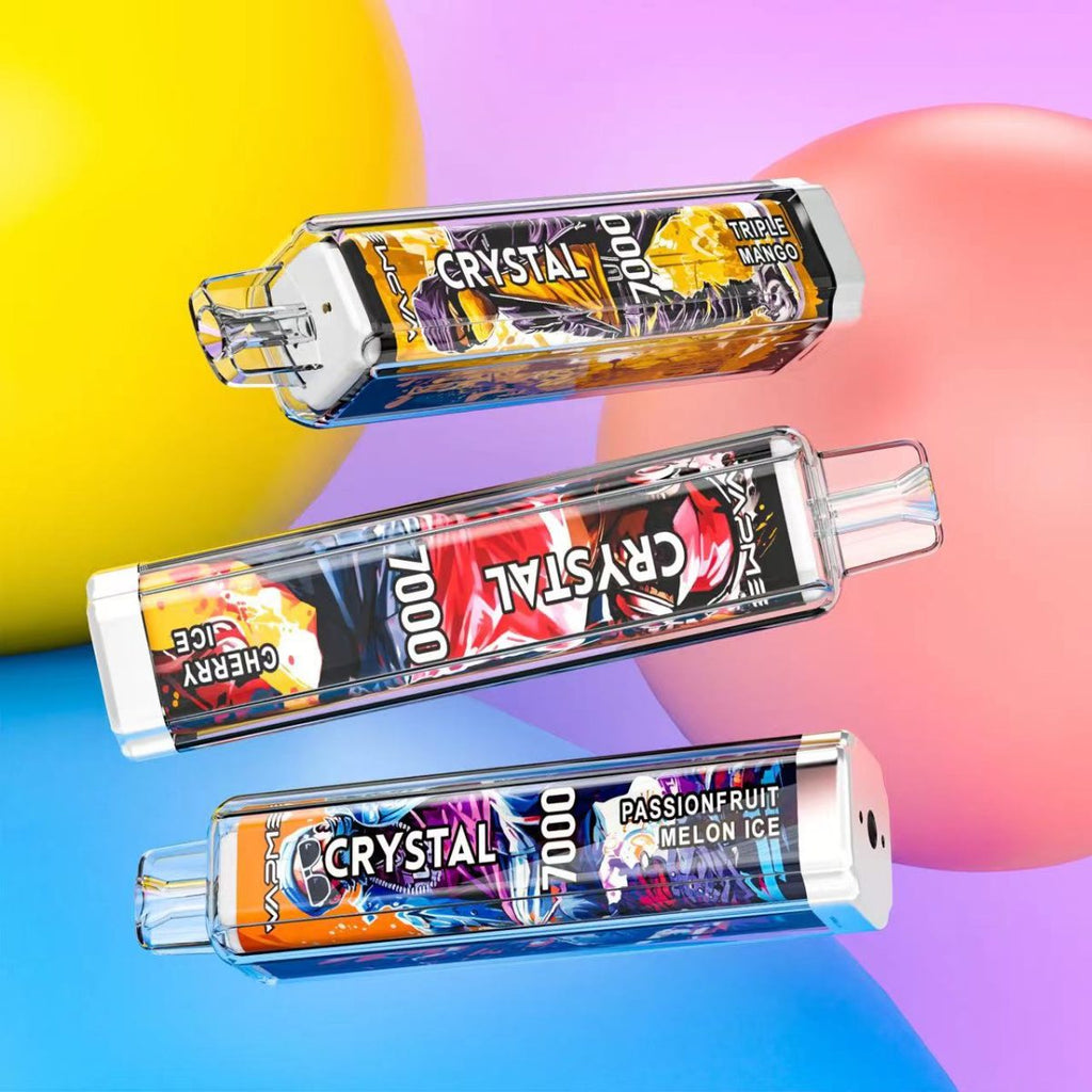 Crystal 7000 (7K) puffs vape (diverse smaken)
