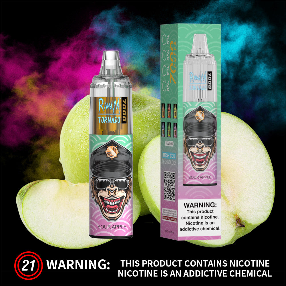 R&M tornado 7000 puffs