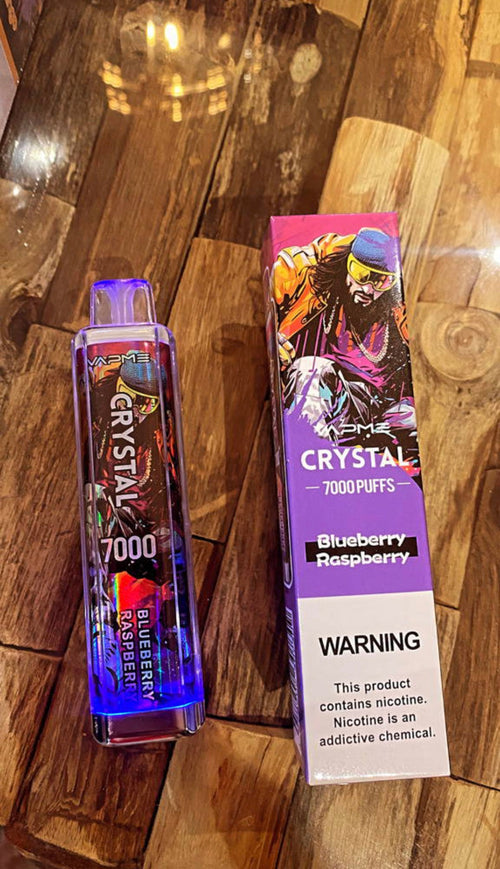 Crystal 7000 (7K) puffs vape (diverse smaken)