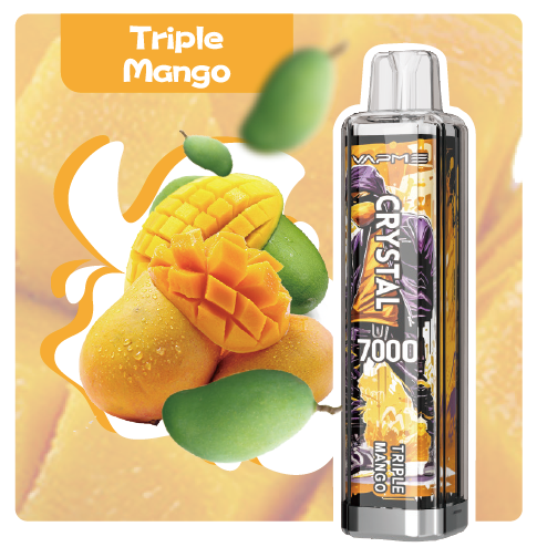 Crystal 7000 (7K) puffs vape (diverse smaken)