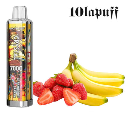 Crystal 7000 (7K) puffs vape (diverse smaken)