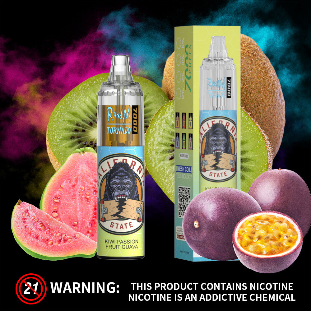 R&M tornado 7000 puffs