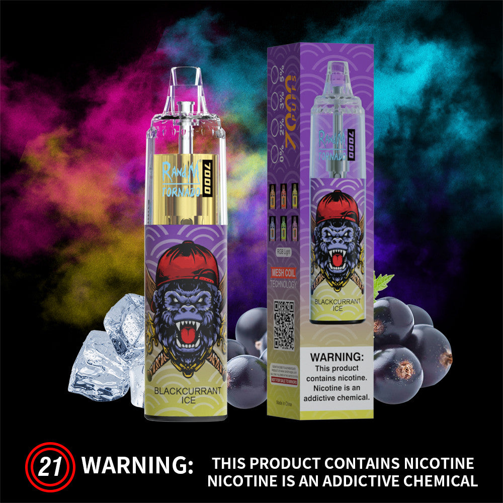 R&M tornado 7000 puffs